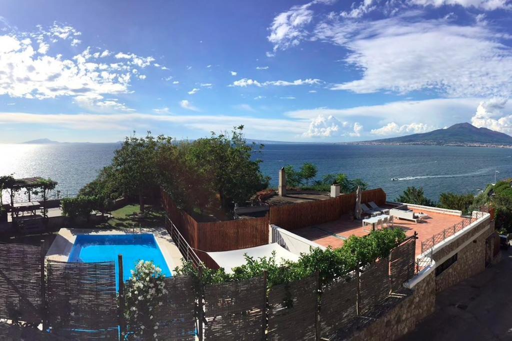 Villa Bikini On Sorrento Coast Vico Equense Exterior foto